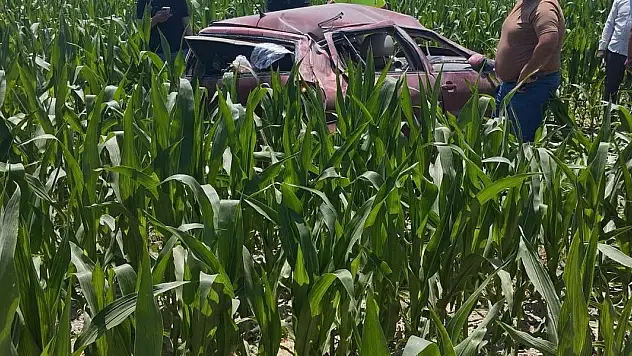 Kontrolden çıkan otomobil takla attı: 1 yaralı
