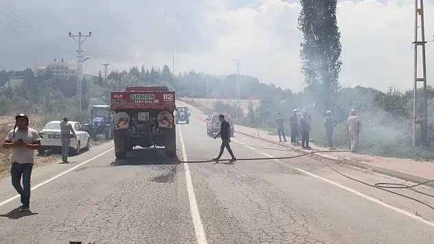 Konya alev alev yandı! Yangın kampüse kadar ilerledi!