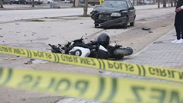 Konya bayrama kazayla başladı! Otomobil ile motosiklet çarpıştı: 1 yaralı!