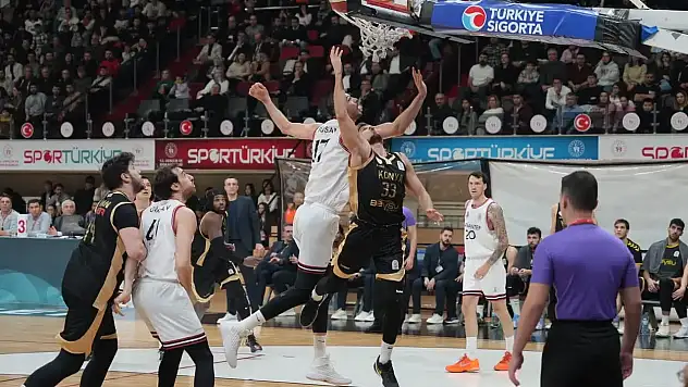 Konya BBSK, Gaziantep'te mağlup! 81-71