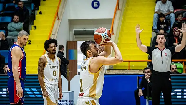 Konya Büyükşehir evinde mağlup! 88-91