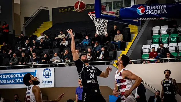 Konya Büyükşehir Finalspor'a kaybetti