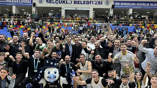 Konya Büyükşehir, iLab Basketbol'u parkeye gömdü! Yarı Finaldeyiz!