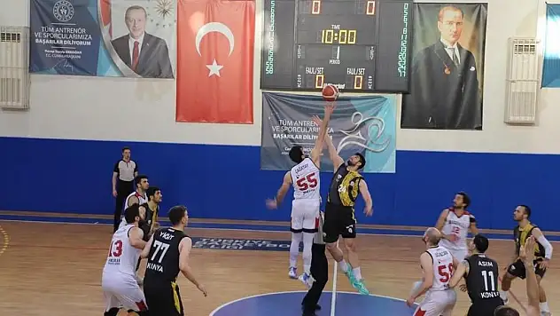 Konya Büyükşehir, turun evdeki maça bıraktı