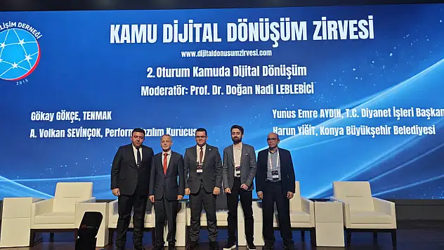 Konya Büyükşehir ve KOSKİ'ye Dijital Dönüşüm ödülü!