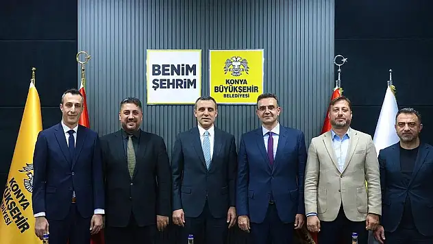 Konya Büyükşehir'de yeni sezon planlaması yapıldı! Ertetik ile yola devam