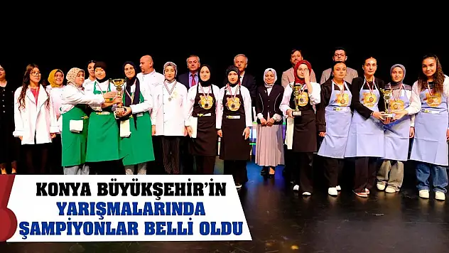 Konya Büyükşehir'in Yarışmalarında Şampiyonlar Belli Oldu