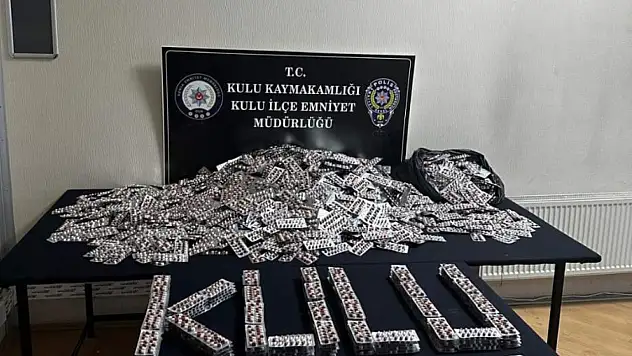 Konya'da 4 araç takibe alındı, rakamlar dehşete düşürdü!