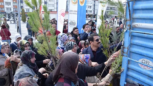 Konya'da ağaçlandırma etkinliği düzenlendi