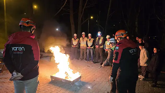 Konya'da arama kurtarma eğitimi yapıldı