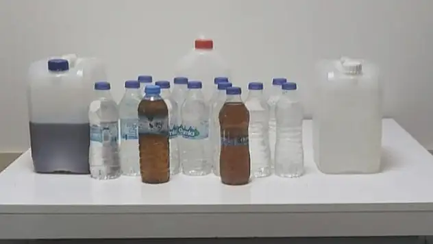 Konya'da bidonlar dolusu sahte alkol ele geçirildi
