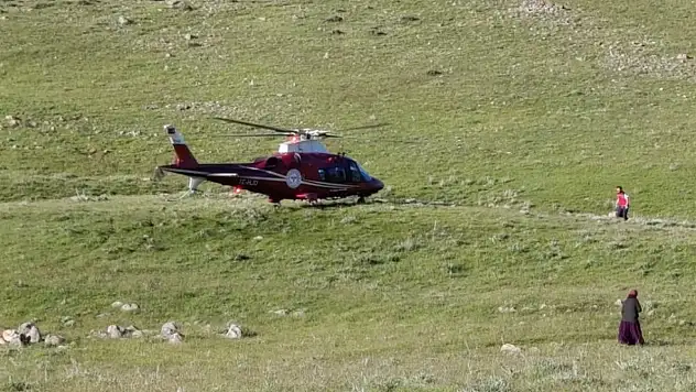 Konya'da dağlık arazide can pazarı! Hava ambulansı yetişti