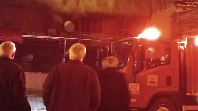 Konya'da ev yangını korkuttu