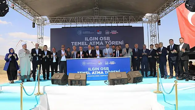 Konya'da Ilgın Organize Sanayi Bölgesi'nin altyapı temeli atıldı