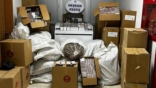 Konya'da kaçakçılığa darbe: 1.2 milyon liralık sevkiyat polise takıldı!