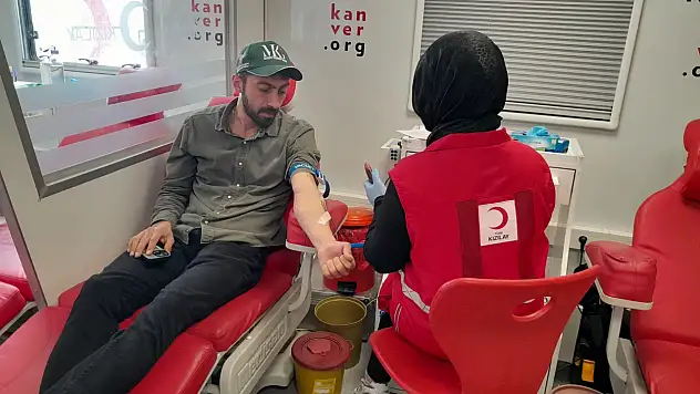Konya'da kan bağışı kampanyası düzenlendi