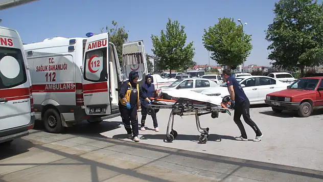 Konya'da kontrolden çıkan araç araziye uçtu: 1 yaralı!