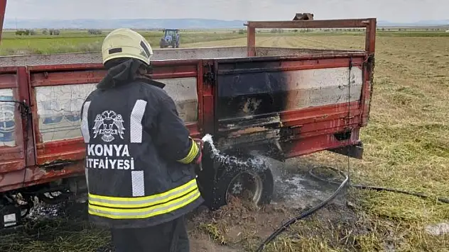Konya'da korku dolu anlar! Elektrik akımıyla başlayan yangında facianın eşiğinden dönüldü