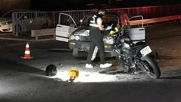 Konya'da korkutan kaza! Motosikletin sürücüsü ağır yaralandı
