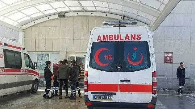 Konya'da korkutan olay! İkinci kattaki balkondan aşağı düştü