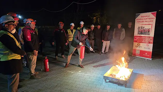 Konya'da MAK projesi kapsamında afet bilinci eğitimleri sürüyor