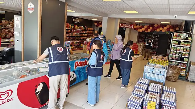 Konya'da marketlerde fiyat ve etiket denetimi yapıldı