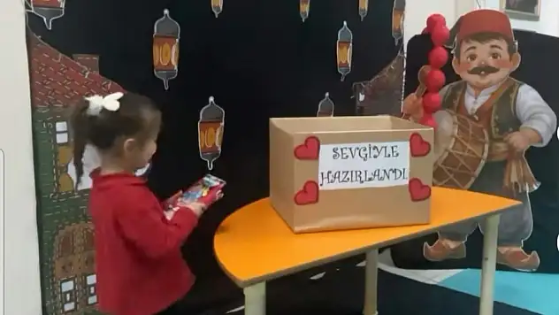 Konya'da minik öğrencilerden anlamlı dayanışma