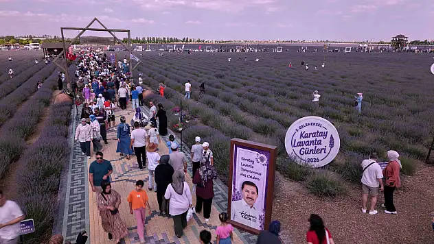 Konya'da mor şölen heyecanı: Binlerce kişi o eşsiz manzaraya akın etti!