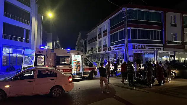 Konya'da motosiklet ile otomobil birbirine girdi!