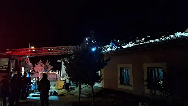Konya'da müstakil evde çıkan yangın söndürüldü