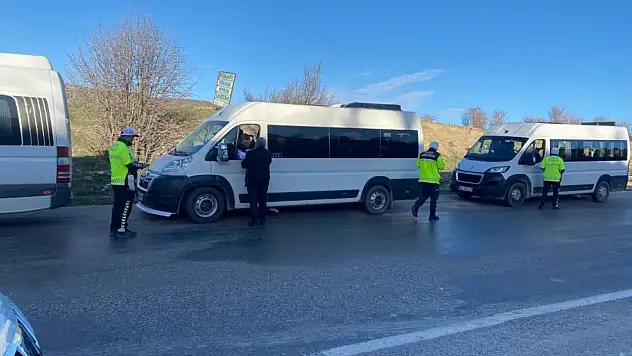 Konya'da okul servislerine sıkı denetim!