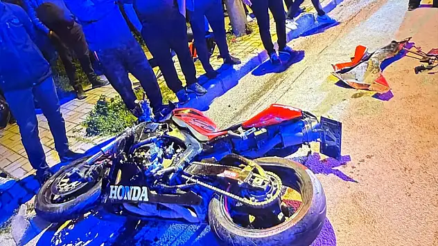 Konya'da otomobil ile motosiklet çarpıştı, 1 yaralı!