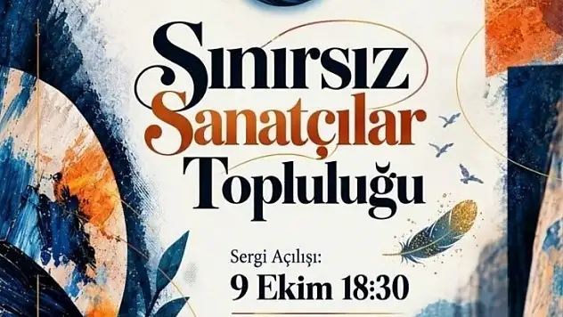 Konya'da sanatseverleri buluşturacak sergi! 'Sınırsız Sanatçılar Topluluğu' kapılarını açıyor