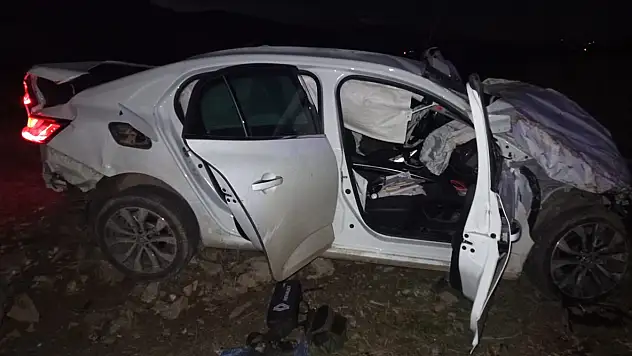 Konya'da trafik kazasında 2 kişi yaralandı