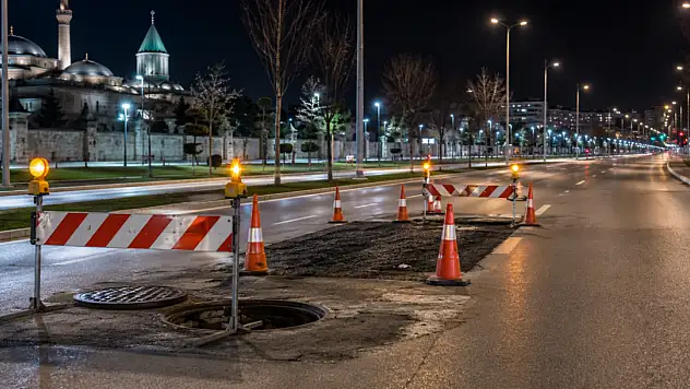 Konya'da ulaşıma gece düzenlemesi: Bu listeye bakmadan trafiğe çıkmayın!
