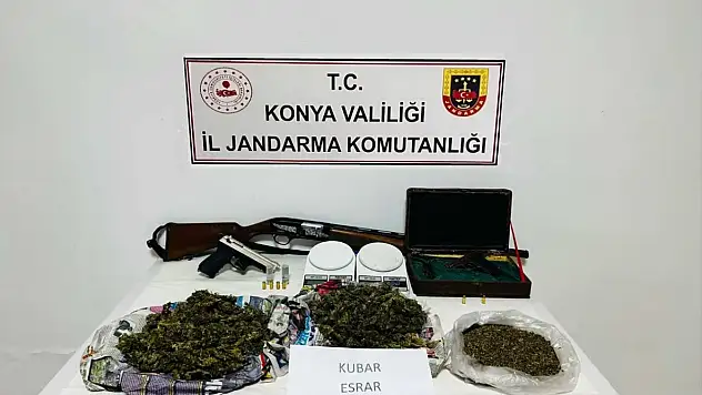Konya'da uyuşturucu operasyonunda 1 şüpheli yakalandı