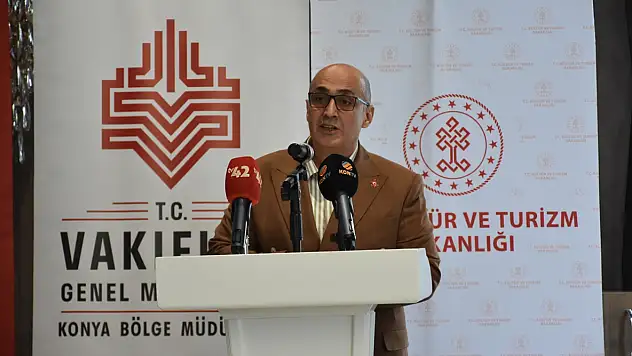 Konya'da vakıf kültürü ve mimari estetik konuşuldu