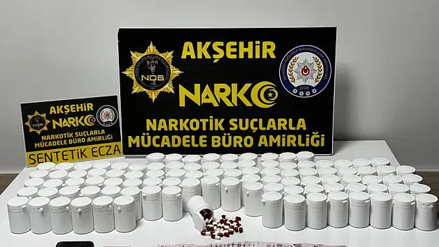 Konya'da zehir taciri yakalandı! Binlerce ele geçirildi