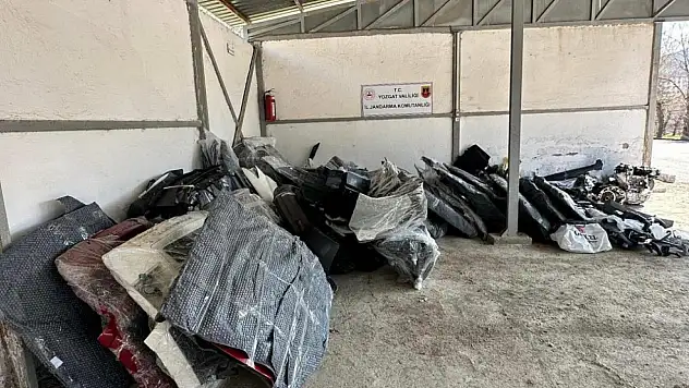 Konya dahil 5 ilde 156 araç parçası ele geçirildi!