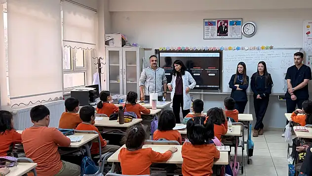 Konya'daki okullarda sağlık taraması yapıldı