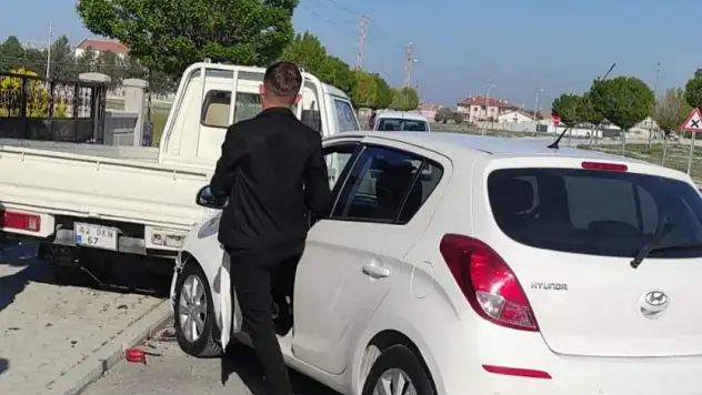Konya'daki trafik kazasında 1 kişi yaralandı