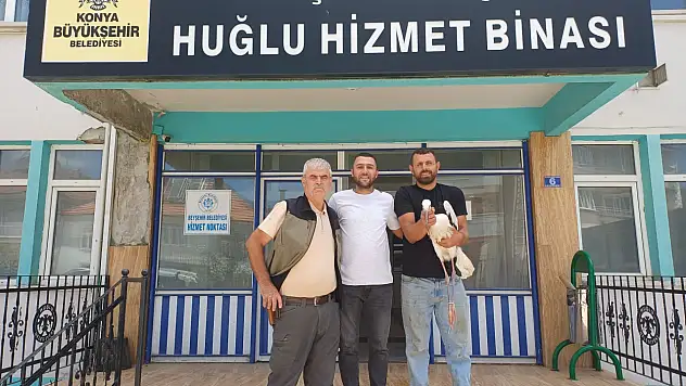 Konya'daki yaralı leylek koruma altına alındı