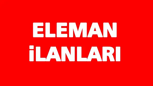 Konya Eleman ilanı