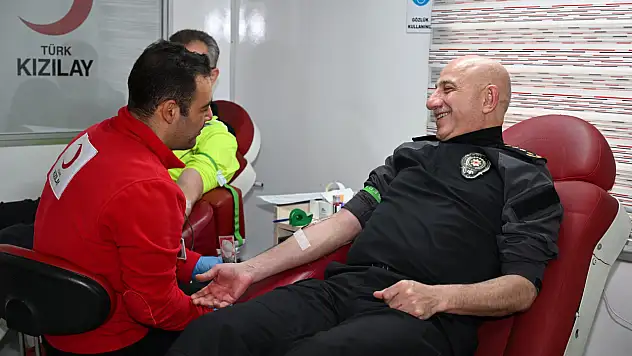 Konya Emniyeti hayat kurtarmak için gönüllü oldu!