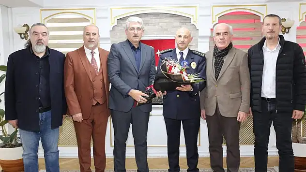 Konya Gazeteciler Cemiyeti'nden Polis Haftası Ziyareti