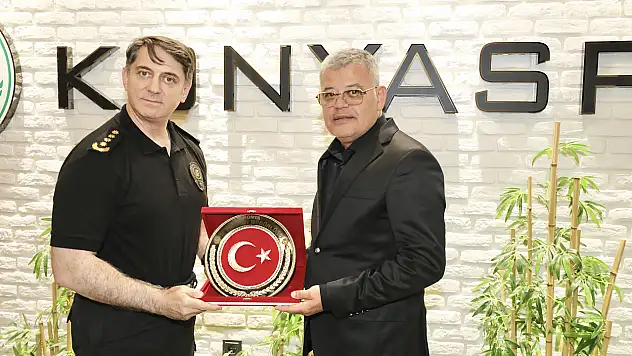 Konya İl Emniyet Müdürü Koç'tan Konyaspor'a ziyaret