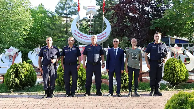 Konya İl Jandarma Komutanı Özkul, Seydişehir ilçesini ziyaret etti