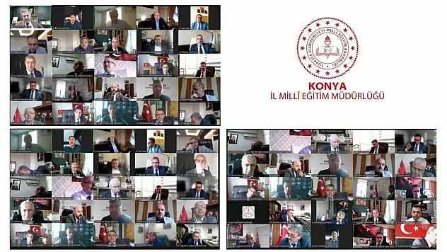 Konya İl Milli Eğitim Müdürü Yiğit, değerlendirme toplantısı düzenledi