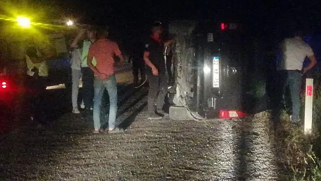 Konya-Isparta yolunda facianın eşiğinden dönüldü!