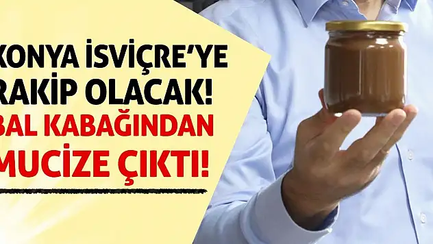 Konya İsviçre'ye Rakip Olacak! Bal Kabağından Mucize Çıktı!